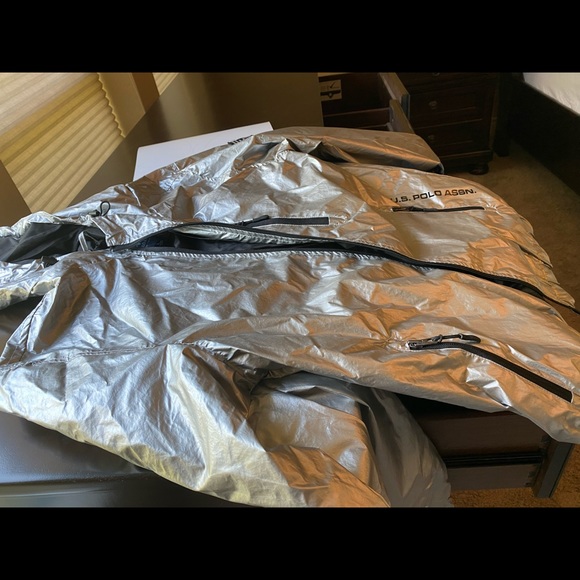 Brand new Silver Color US Polo Assn Jacket- Size Small - Picture 7 of 12